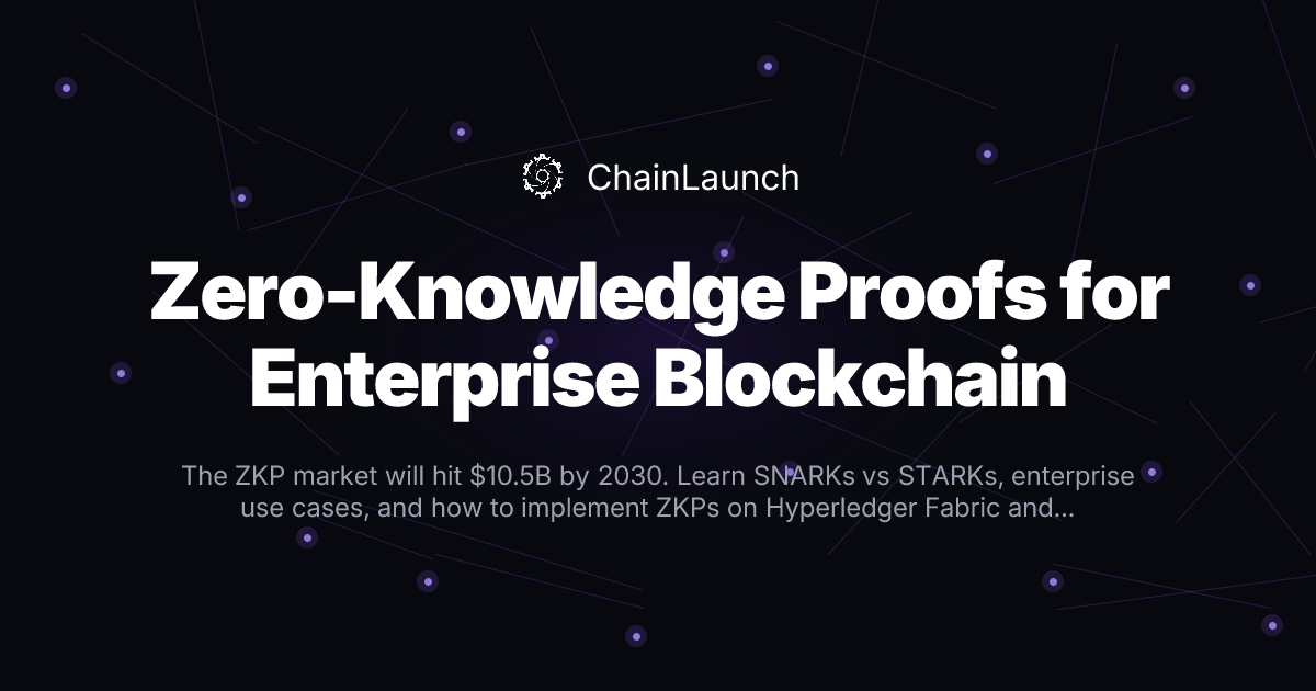 zero-knowledge proof enterprise