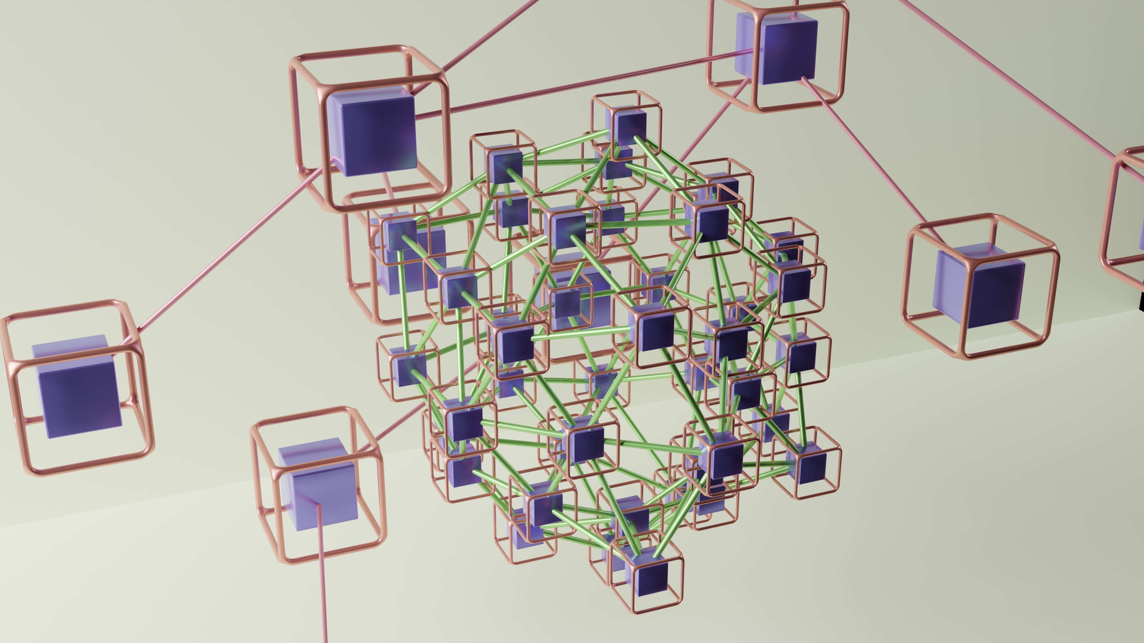 decentralized blockchain network diagram