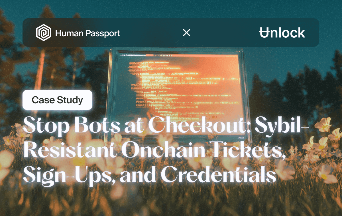 Human Passport grant sybil resistance