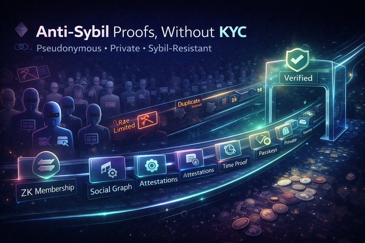 Sybil resistance ZK proof of humanity